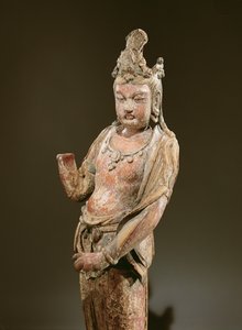 Kuan-yin in piedi, Dinastia Yuan, 1282 (dettaglio)